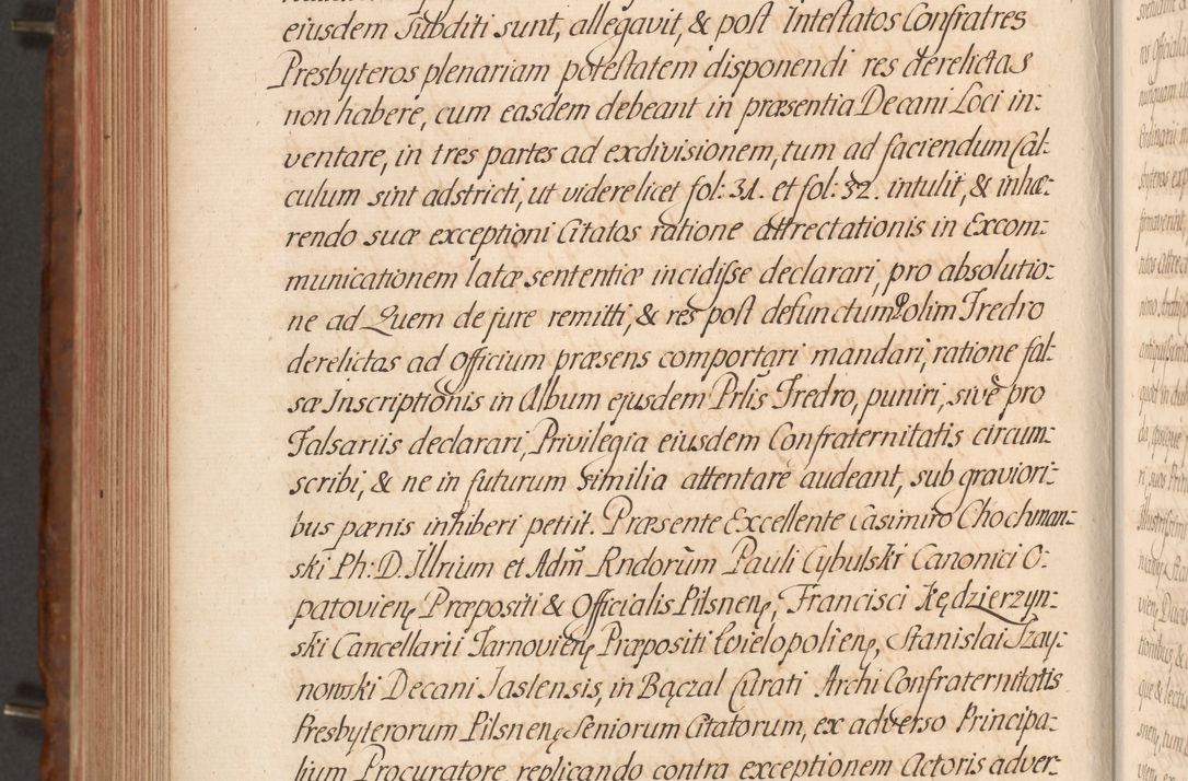 Zdjęcie nr 547 dla obiektu archiwalnego: Acta actorum episcopalium R. D. Constantini Feliciani in Szaniawy Szaniawski, episcopi Cracoviensis, ducis Severiae per annos 1724 - 1727 conscripta. Volumen II