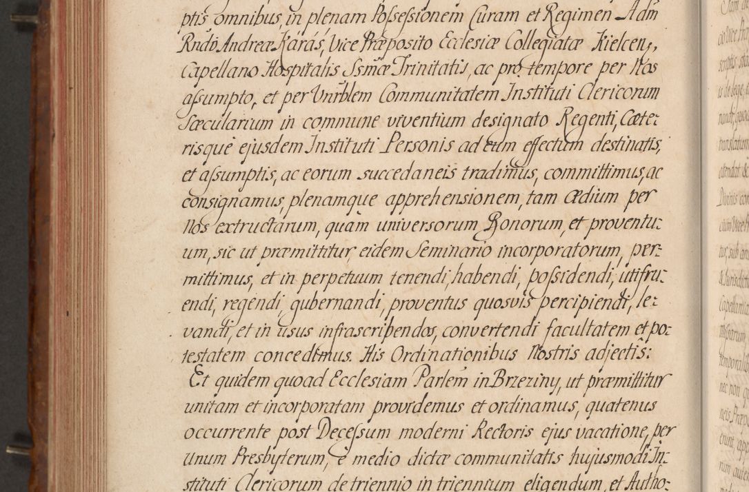 Zdjęcie nr 537 dla obiektu archiwalnego: Acta actorum episcopalium R. D. Constantini Feliciani in Szaniawy Szaniawski, episcopi Cracoviensis, ducis Severiae per annos 1724 - 1727 conscripta. Volumen II