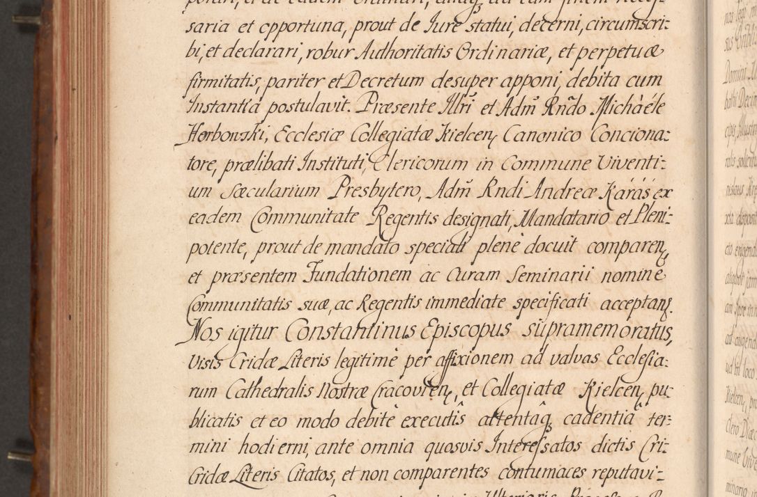 Zdjęcie nr 527 dla obiektu archiwalnego: Acta actorum episcopalium R. D. Constantini Feliciani in Szaniawy Szaniawski, episcopi Cracoviensis, ducis Severiae per annos 1724 - 1727 conscripta. Volumen II