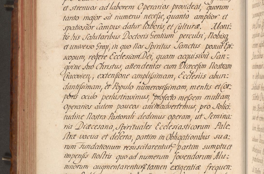 Zdjęcie nr 523 dla obiektu archiwalnego: Acta actorum episcopalium R. D. Constantini Feliciani in Szaniawy Szaniawski, episcopi Cracoviensis, ducis Severiae per annos 1724 - 1727 conscripta. Volumen II