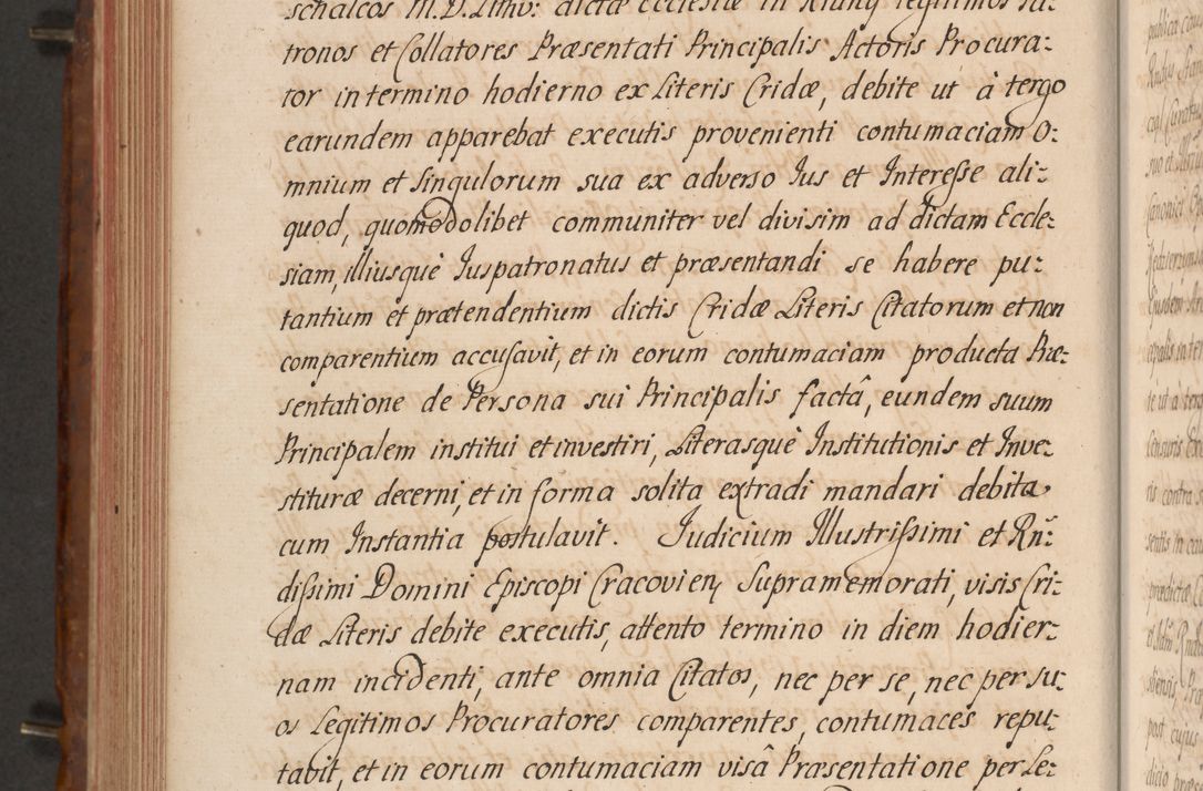 Zdjęcie nr 507 dla obiektu archiwalnego: Acta actorum episcopalium R. D. Constantini Feliciani in Szaniawy Szaniawski, episcopi Cracoviensis, ducis Severiae per annos 1724 - 1727 conscripta. Volumen II