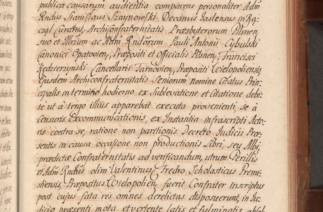 Zdjęcie nr 508 dla obiektu archiwalnego: Acta actorum episcopalium R. D. Constantini Feliciani in Szaniawy Szaniawski, episcopi Cracoviensis, ducis Severiae per annos 1724 - 1727 conscripta. Volumen II