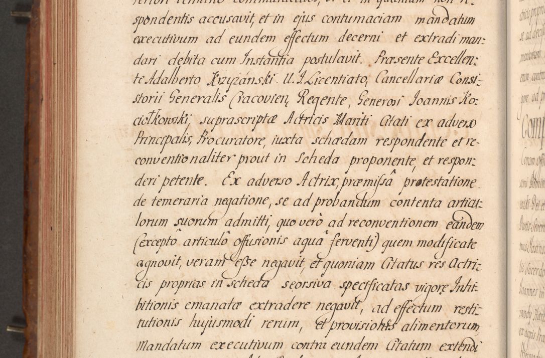 Zdjęcie nr 511 dla obiektu archiwalnego: Acta actorum episcopalium R. D. Constantini Feliciani in Szaniawy Szaniawski, episcopi Cracoviensis, ducis Severiae per annos 1724 - 1727 conscripta. Volumen II