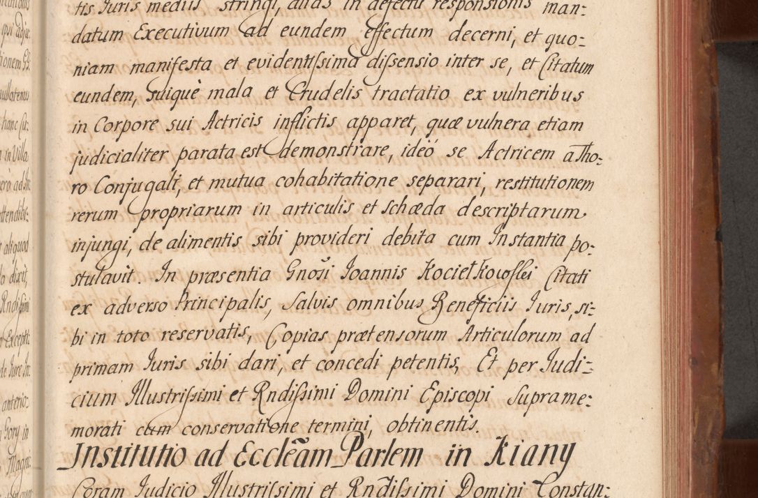 Zdjęcie nr 506 dla obiektu archiwalnego: Acta actorum episcopalium R. D. Constantini Feliciani in Szaniawy Szaniawski, episcopi Cracoviensis, ducis Severiae per annos 1724 - 1727 conscripta. Volumen II