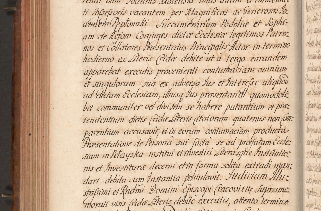 Zdjęcie nr 499 dla obiektu archiwalnego: Acta actorum episcopalium R. D. Constantini Feliciani in Szaniawy Szaniawski, episcopi Cracoviensis, ducis Severiae per annos 1724 - 1727 conscripta. Volumen II