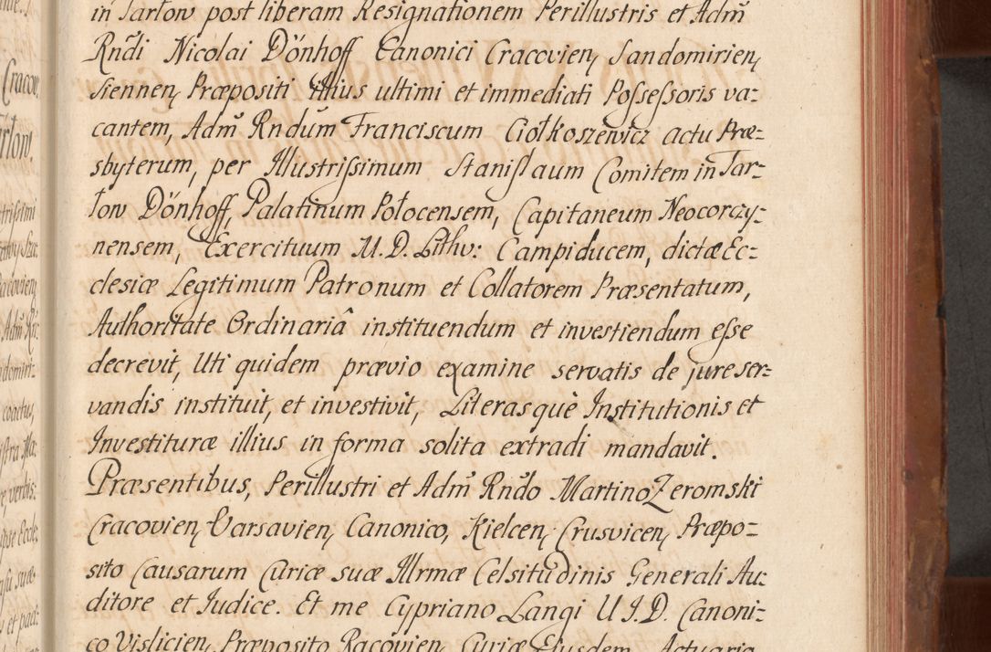 Zdjęcie nr 498 dla obiektu archiwalnego: Acta actorum episcopalium R. D. Constantini Feliciani in Szaniawy Szaniawski, episcopi Cracoviensis, ducis Severiae per annos 1724 - 1727 conscripta. Volumen II