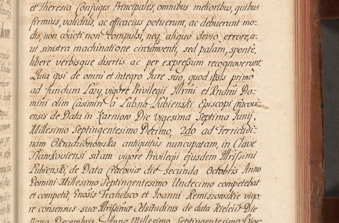 Zdjęcie nr 494 dla obiektu archiwalnego: Acta actorum episcopalium R. D. Constantini Feliciani in Szaniawy Szaniawski, episcopi Cracoviensis, ducis Severiae per annos 1724 - 1727 conscripta. Volumen II
