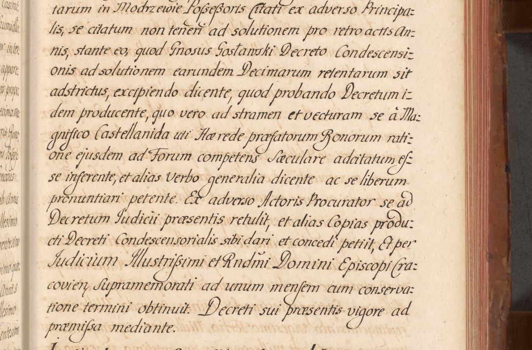 Zdjęcie nr 484 dla obiektu archiwalnego: Acta actorum episcopalium R. D. Constantini Feliciani in Szaniawy Szaniawski, episcopi Cracoviensis, ducis Severiae per annos 1724 - 1727 conscripta. Volumen II
