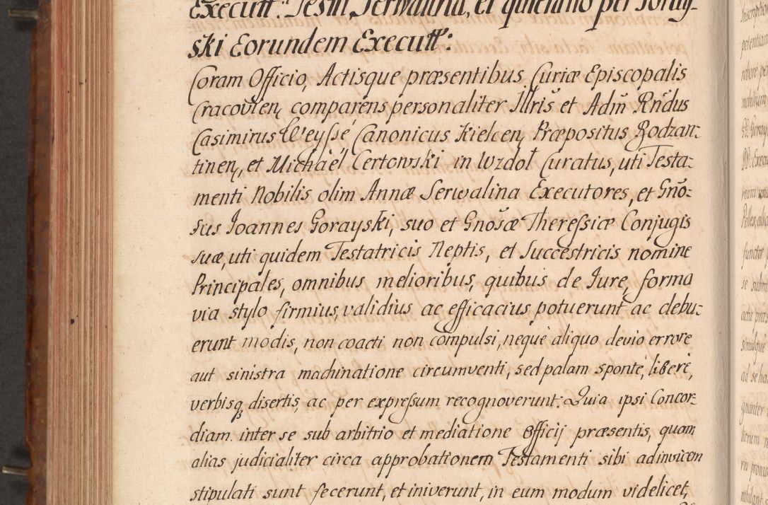 Zdjęcie nr 481 dla obiektu archiwalnego: Acta actorum episcopalium R. D. Constantini Feliciani in Szaniawy Szaniawski, episcopi Cracoviensis, ducis Severiae per annos 1724 - 1727 conscripta. Volumen II