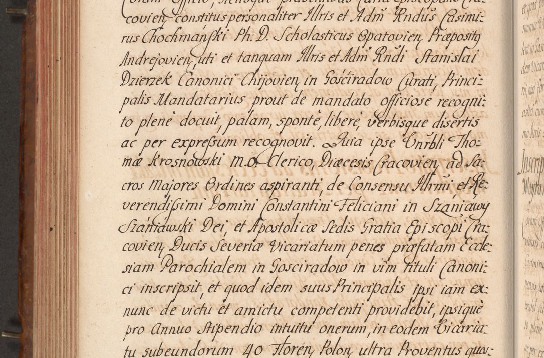 Zdjęcie nr 475 dla obiektu archiwalnego: Acta actorum episcopalium R. D. Constantini Feliciani in Szaniawy Szaniawski, episcopi Cracoviensis, ducis Severiae per annos 1724 - 1727 conscripta. Volumen II