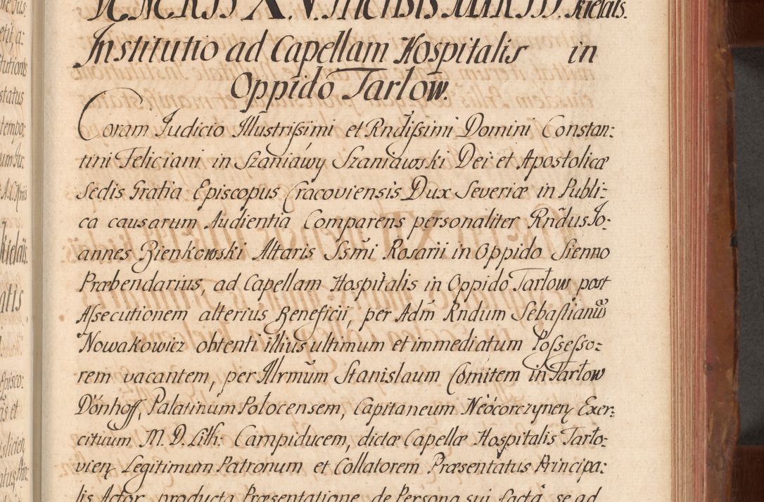Zdjęcie nr 470 dla obiektu archiwalnego: Acta actorum episcopalium R. D. Constantini Feliciani in Szaniawy Szaniawski, episcopi Cracoviensis, ducis Severiae per annos 1724 - 1727 conscripta. Volumen II
