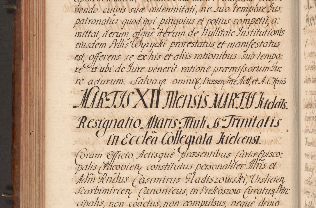 Zdjęcie nr 469 dla obiektu archiwalnego: Acta actorum episcopalium R. D. Constantini Feliciani in Szaniawy Szaniawski, episcopi Cracoviensis, ducis Severiae per annos 1724 - 1727 conscripta. Volumen II