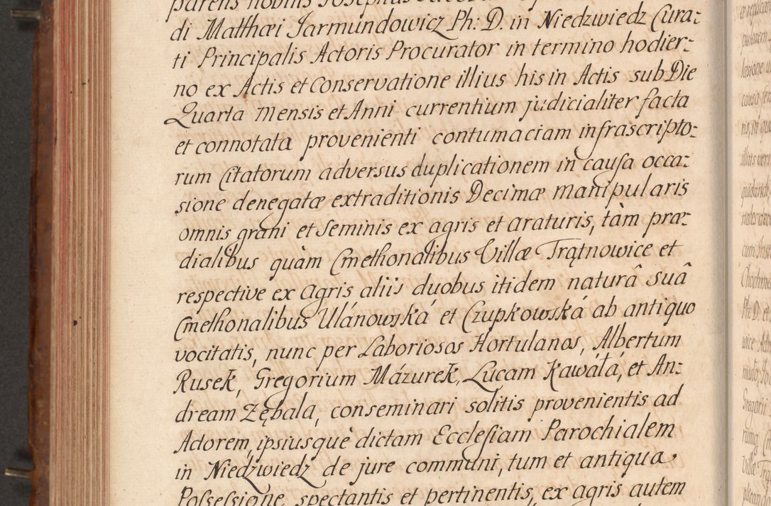Zdjęcie nr 461 dla obiektu archiwalnego: Acta actorum episcopalium R. D. Constantini Feliciani in Szaniawy Szaniawski, episcopi Cracoviensis, ducis Severiae per annos 1724 - 1727 conscripta. Volumen II
