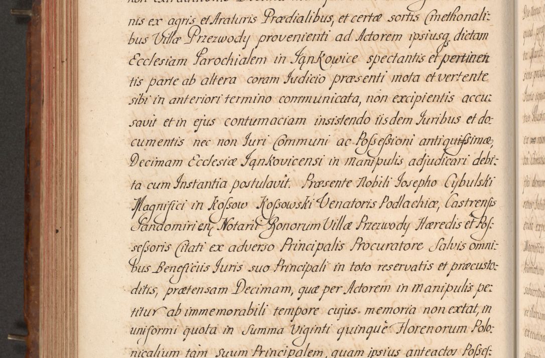 Zdjęcie nr 449 dla obiektu archiwalnego: Acta actorum episcopalium R. D. Constantini Feliciani in Szaniawy Szaniawski, episcopi Cracoviensis, ducis Severiae per annos 1724 - 1727 conscripta. Volumen II
