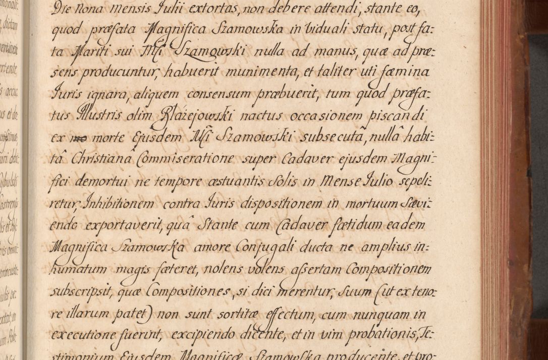 Zdjęcie nr 450 dla obiektu archiwalnego: Acta actorum episcopalium R. D. Constantini Feliciani in Szaniawy Szaniawski, episcopi Cracoviensis, ducis Severiae per annos 1724 - 1727 conscripta. Volumen II