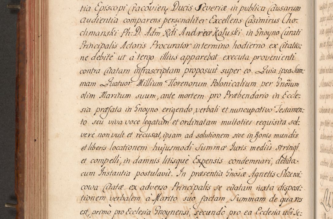 Zdjęcie nr 447 dla obiektu archiwalnego: Acta actorum episcopalium R. D. Constantini Feliciani in Szaniawy Szaniawski, episcopi Cracoviensis, ducis Severiae per annos 1724 - 1727 conscripta. Volumen II