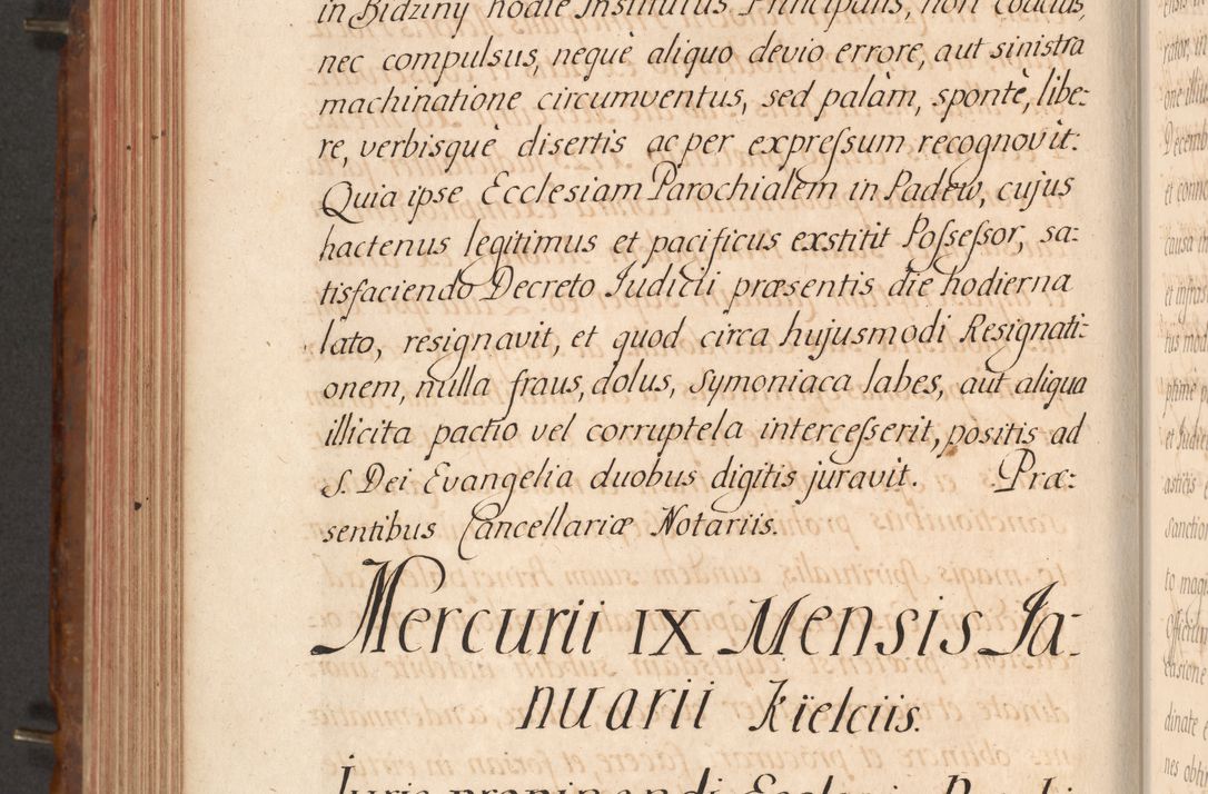 Zdjęcie nr 435 dla obiektu archiwalnego: Acta actorum episcopalium R. D. Constantini Feliciani in Szaniawy Szaniawski, episcopi Cracoviensis, ducis Severiae per annos 1724 - 1727 conscripta. Volumen II
