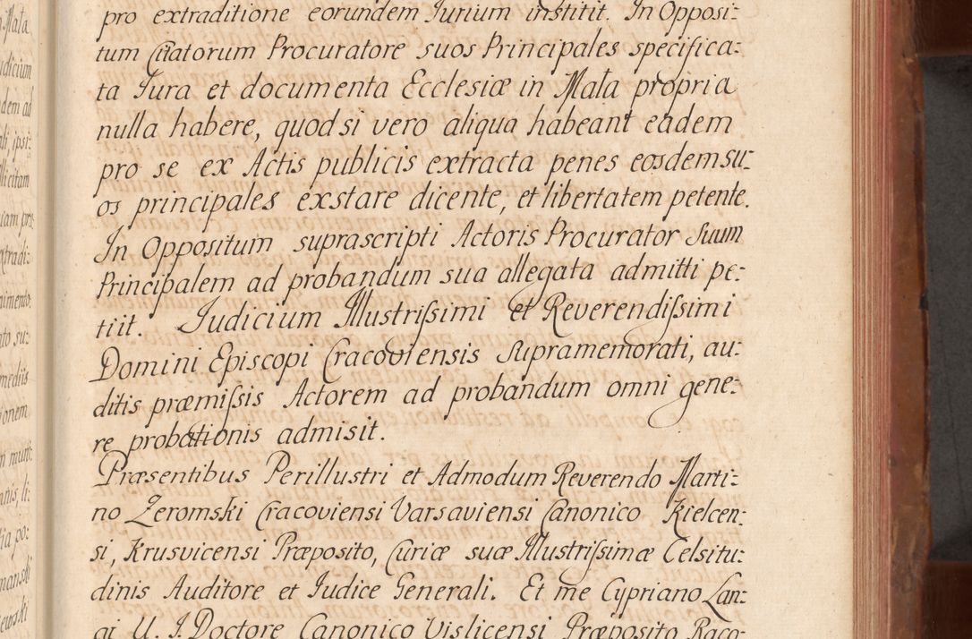 Zdjęcie nr 434 dla obiektu archiwalnego: Acta actorum episcopalium R. D. Constantini Feliciani in Szaniawy Szaniawski, episcopi Cracoviensis, ducis Severiae per annos 1724 - 1727 conscripta. Volumen II