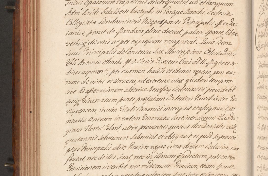 Zdjęcie nr 425 dla obiektu archiwalnego: Acta actorum episcopalium R. D. Constantini Feliciani in Szaniawy Szaniawski, episcopi Cracoviensis, ducis Severiae per annos 1724 - 1727 conscripta. Volumen II