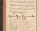 Zdjęcie nr 427 dla obiektu archiwalnego: Acta actorum episcopalium R. D. Constantini Feliciani in Szaniawy Szaniawski, episcopi Cracoviensis, ducis Severiae per annos 1724 - 1727 conscripta. Volumen II