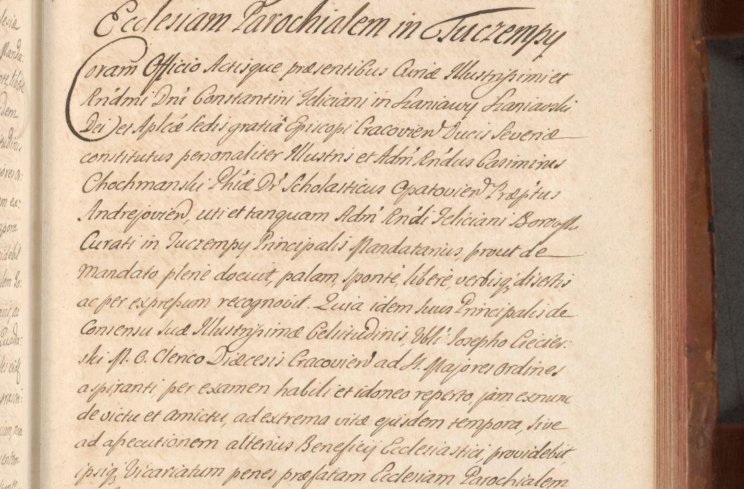 Zdjęcie nr 426 dla obiektu archiwalnego: Acta actorum episcopalium R. D. Constantini Feliciani in Szaniawy Szaniawski, episcopi Cracoviensis, ducis Severiae per annos 1724 - 1727 conscripta. Volumen II