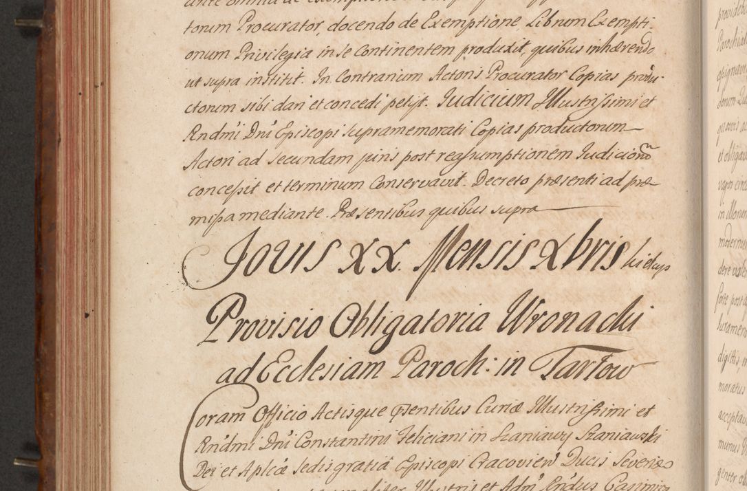 Zdjęcie nr 423 dla obiektu archiwalnego: Acta actorum episcopalium R. D. Constantini Feliciani in Szaniawy Szaniawski, episcopi Cracoviensis, ducis Severiae per annos 1724 - 1727 conscripta. Volumen II