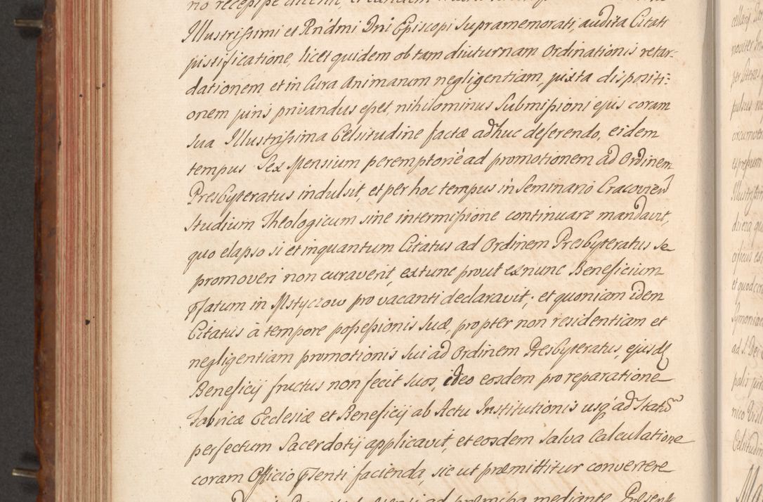 Zdjęcie nr 419 dla obiektu archiwalnego: Acta actorum episcopalium R. D. Constantini Feliciani in Szaniawy Szaniawski, episcopi Cracoviensis, ducis Severiae per annos 1724 - 1727 conscripta. Volumen II