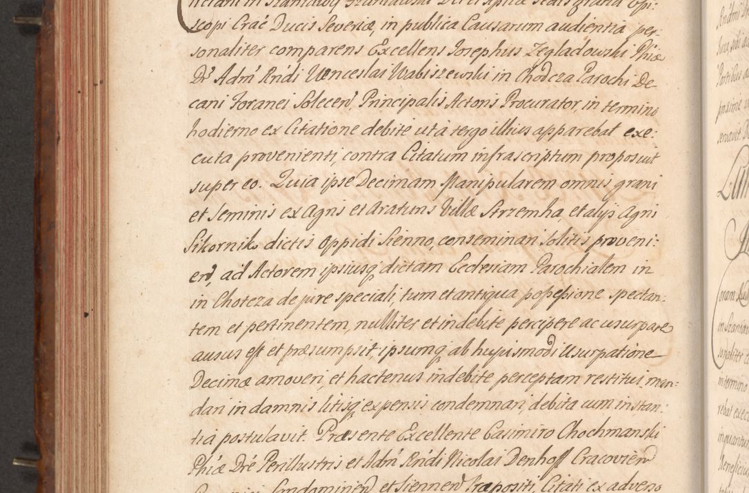 Zdjęcie nr 417 dla obiektu archiwalnego: Acta actorum episcopalium R. D. Constantini Feliciani in Szaniawy Szaniawski, episcopi Cracoviensis, ducis Severiae per annos 1724 - 1727 conscripta. Volumen II