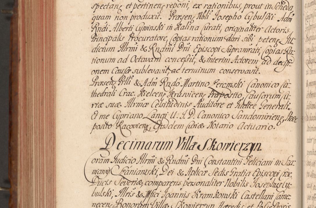 Zdjęcie nr 798 dla obiektu archiwalnego: Acta actorum episcopalium R. D. Constantini Feliciani in Szaniawy Szaniawski, episcopi Cracoviensis, ducis Severiae per annos 1724 - 1727 conscripta. Volumen II