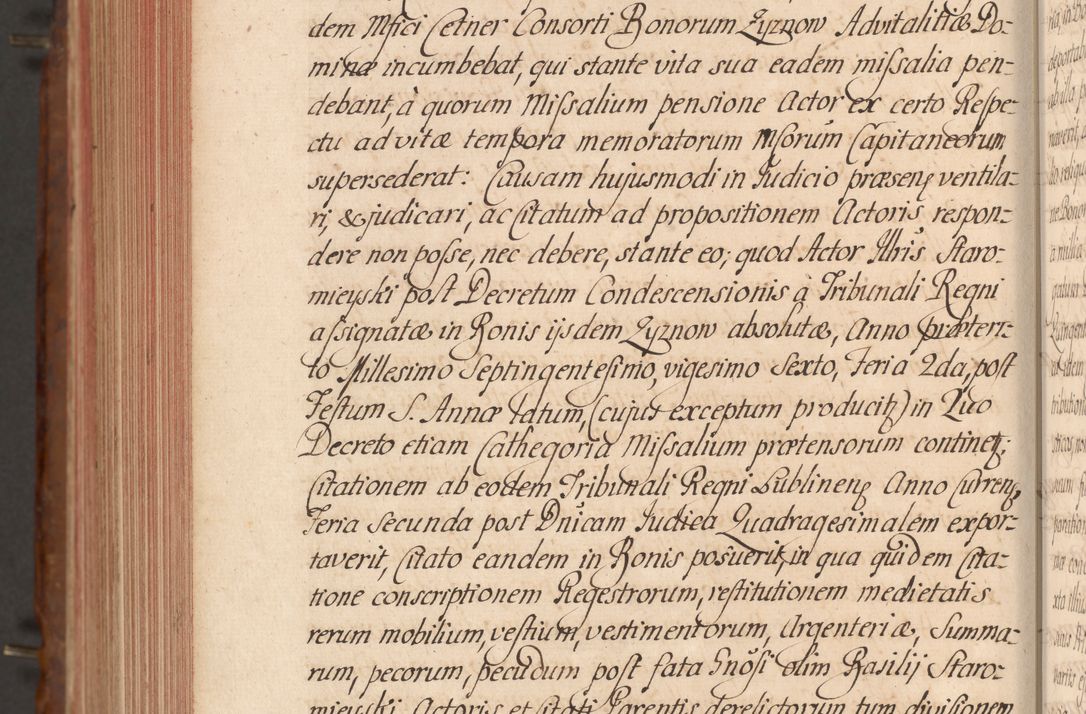 Zdjęcie nr 788 dla obiektu archiwalnego: Acta actorum episcopalium R. D. Constantini Feliciani in Szaniawy Szaniawski, episcopi Cracoviensis, ducis Severiae per annos 1724 - 1727 conscripta. Volumen II