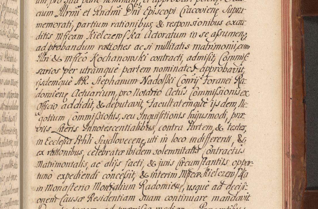 Zdjęcie nr 779 dla obiektu archiwalnego: Acta actorum episcopalium R. D. Constantini Feliciani in Szaniawy Szaniawski, episcopi Cracoviensis, ducis Severiae per annos 1724 - 1727 conscripta. Volumen II