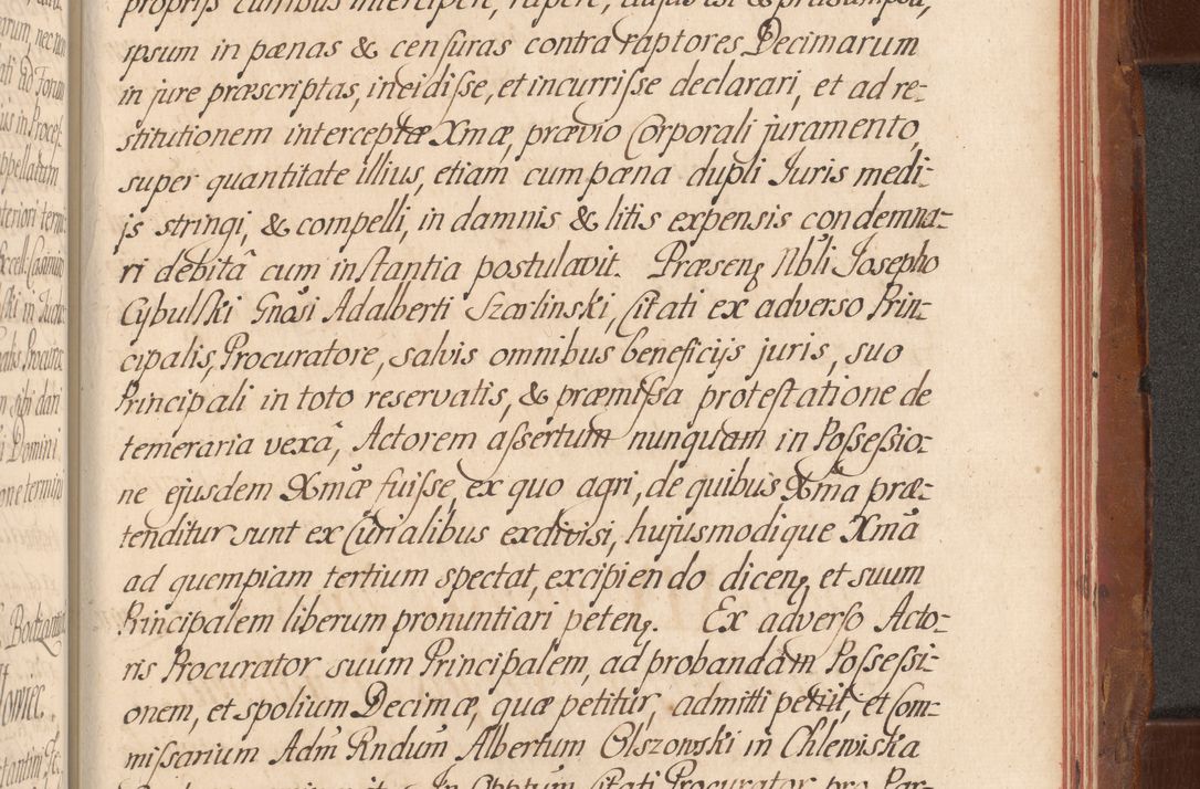 Zdjęcie nr 773 dla obiektu archiwalnego: Acta actorum episcopalium R. D. Constantini Feliciani in Szaniawy Szaniawski, episcopi Cracoviensis, ducis Severiae per annos 1724 - 1727 conscripta. Volumen II