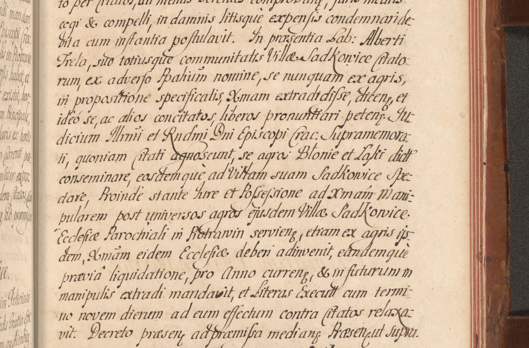 Zdjęcie nr 777 dla obiektu archiwalnego: Acta actorum episcopalium R. D. Constantini Feliciani in Szaniawy Szaniawski, episcopi Cracoviensis, ducis Severiae per annos 1724 - 1727 conscripta. Volumen II