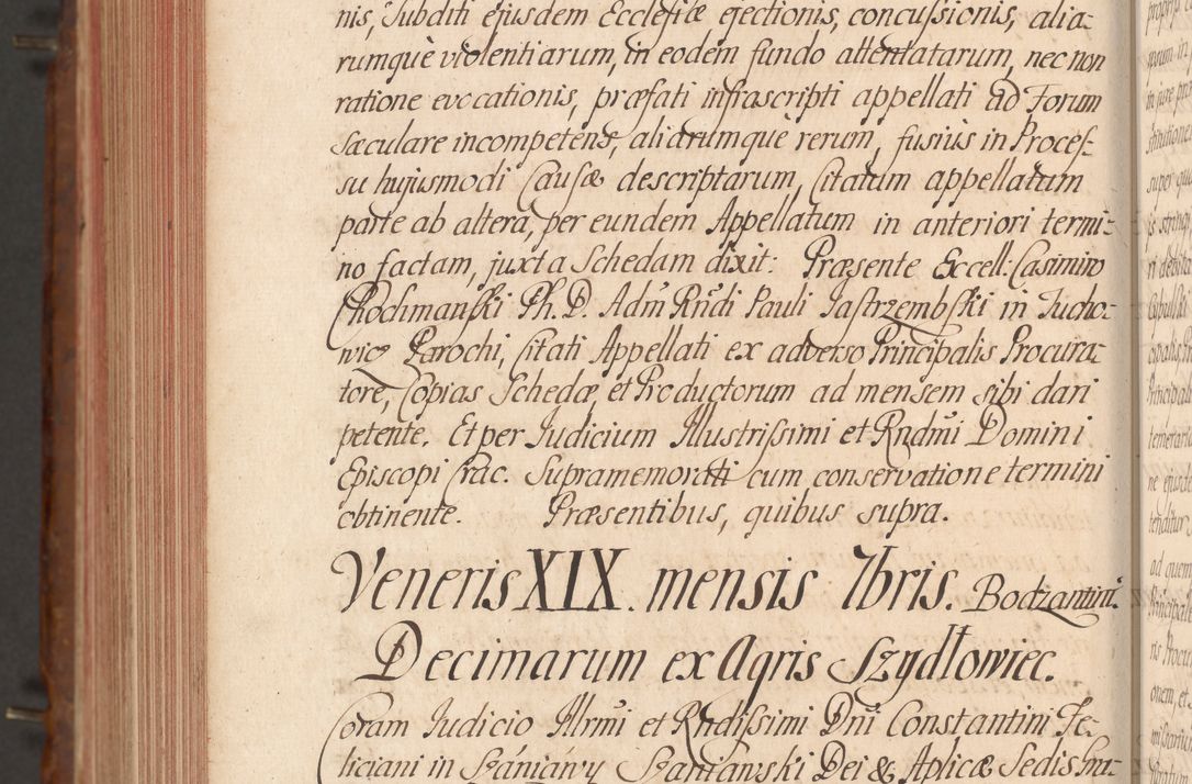 Zdjęcie nr 772 dla obiektu archiwalnego: Acta actorum episcopalium R. D. Constantini Feliciani in Szaniawy Szaniawski, episcopi Cracoviensis, ducis Severiae per annos 1724 - 1727 conscripta. Volumen II