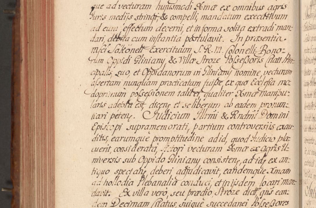 Zdjęcie nr 767 dla obiektu archiwalnego: Acta actorum episcopalium R. D. Constantini Feliciani in Szaniawy Szaniawski, episcopi Cracoviensis, ducis Severiae per annos 1724 - 1727 conscripta. Volumen II