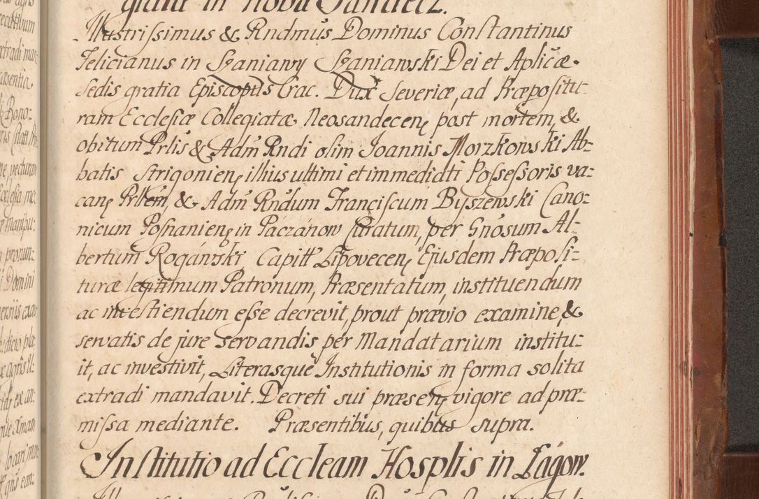Zdjęcie nr 768 dla obiektu archiwalnego: Acta actorum episcopalium R. D. Constantini Feliciani in Szaniawy Szaniawski, episcopi Cracoviensis, ducis Severiae per annos 1724 - 1727 conscripta. Volumen II