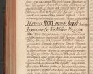 Zdjęcie nr 765 dla obiektu archiwalnego: Acta actorum episcopalium R. D. Constantini Feliciani in Szaniawy Szaniawski, episcopi Cracoviensis, ducis Severiae per annos 1724 - 1727 conscripta. Volumen II