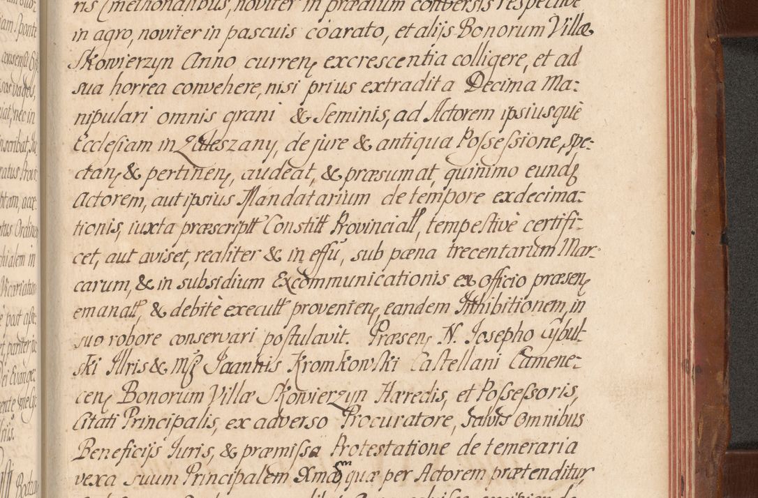 Zdjęcie nr 760 dla obiektu archiwalnego: Acta actorum episcopalium R. D. Constantini Feliciani in Szaniawy Szaniawski, episcopi Cracoviensis, ducis Severiae per annos 1724 - 1727 conscripta. Volumen II