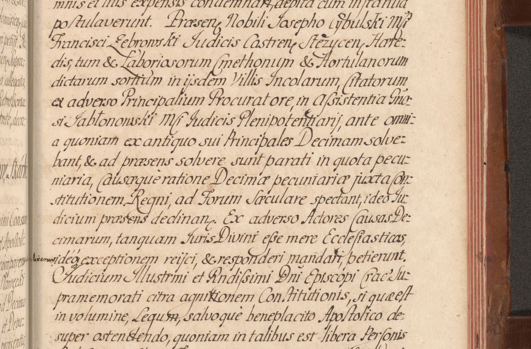 Zdjęcie nr 762 dla obiektu archiwalnego: Acta actorum episcopalium R. D. Constantini Feliciani in Szaniawy Szaniawski, episcopi Cracoviensis, ducis Severiae per annos 1724 - 1727 conscripta. Volumen II