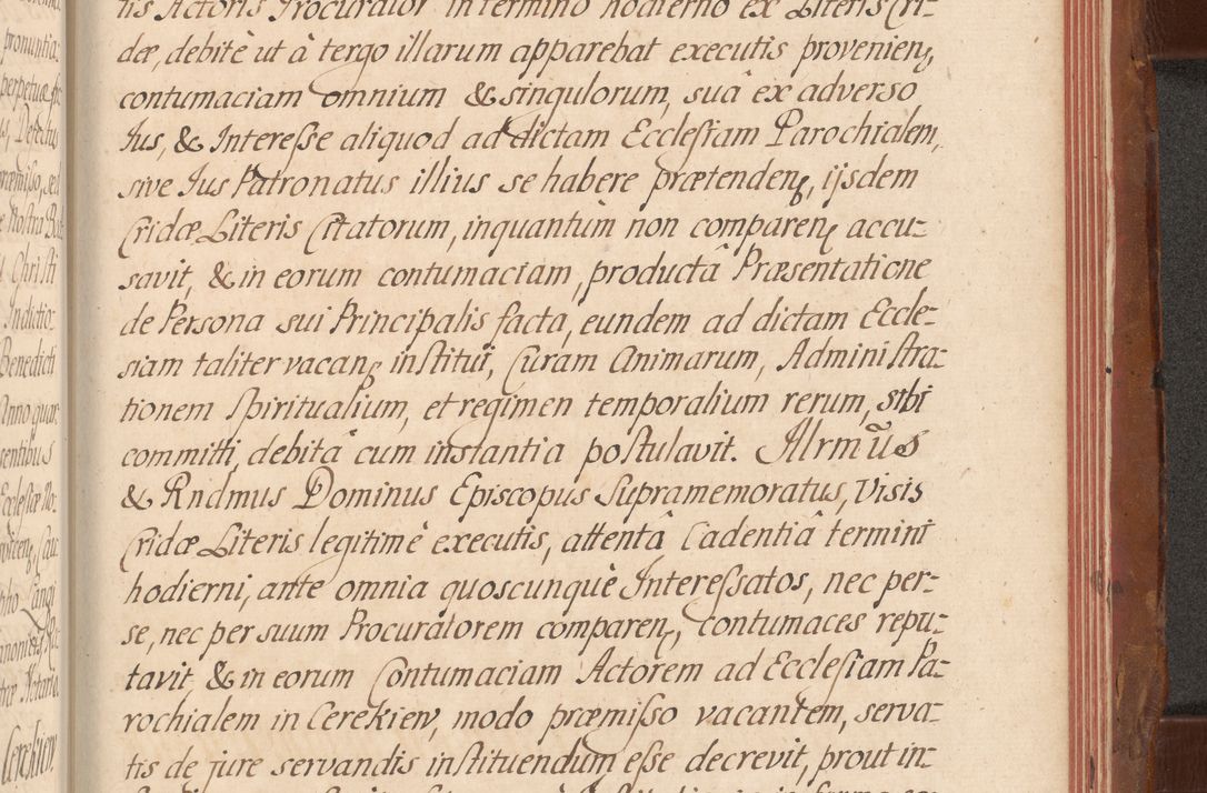 Zdjęcie nr 752 dla obiektu archiwalnego: Acta actorum episcopalium R. D. Constantini Feliciani in Szaniawy Szaniawski, episcopi Cracoviensis, ducis Severiae per annos 1724 - 1727 conscripta. Volumen II