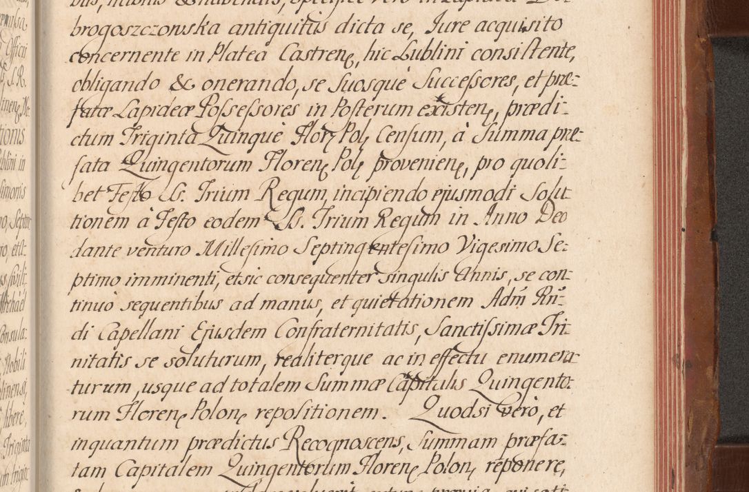 Zdjęcie nr 746 dla obiektu archiwalnego: Acta actorum episcopalium R. D. Constantini Feliciani in Szaniawy Szaniawski, episcopi Cracoviensis, ducis Severiae per annos 1724 - 1727 conscripta. Volumen II
