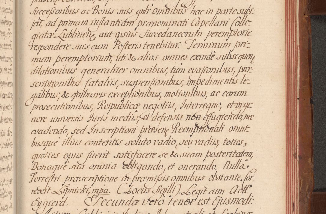 Zdjęcie nr 740 dla obiektu archiwalnego: Acta actorum episcopalium R. D. Constantini Feliciani in Szaniawy Szaniawski, episcopi Cracoviensis, ducis Severiae per annos 1724 - 1727 conscripta. Volumen II