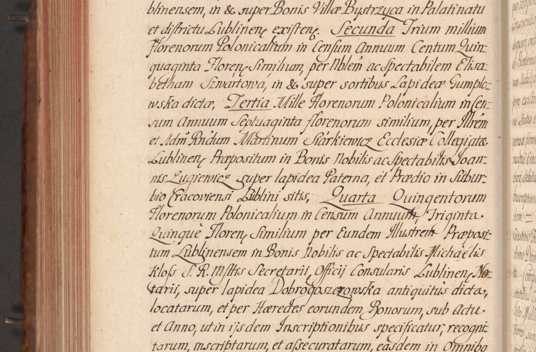 Zdjęcie nr 735 dla obiektu archiwalnego: Acta actorum episcopalium R. D. Constantini Feliciani in Szaniawy Szaniawski, episcopi Cracoviensis, ducis Severiae per annos 1724 - 1727 conscripta. Volumen II
