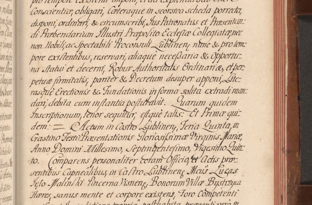 Zdjęcie nr 736 dla obiektu archiwalnego: Acta actorum episcopalium R. D. Constantini Feliciani in Szaniawy Szaniawski, episcopi Cracoviensis, ducis Severiae per annos 1724 - 1727 conscripta. Volumen II