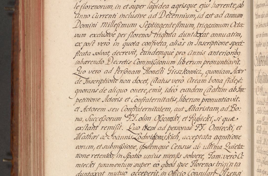 Zdjęcie nr 731 dla obiektu archiwalnego: Acta actorum episcopalium R. D. Constantini Feliciani in Szaniawy Szaniawski, episcopi Cracoviensis, ducis Severiae per annos 1724 - 1727 conscripta. Volumen II