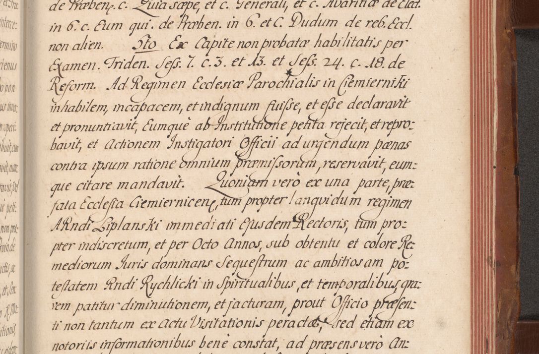 Zdjęcie nr 722 dla obiektu archiwalnego: Acta actorum episcopalium R. D. Constantini Feliciani in Szaniawy Szaniawski, episcopi Cracoviensis, ducis Severiae per annos 1724 - 1727 conscripta. Volumen II