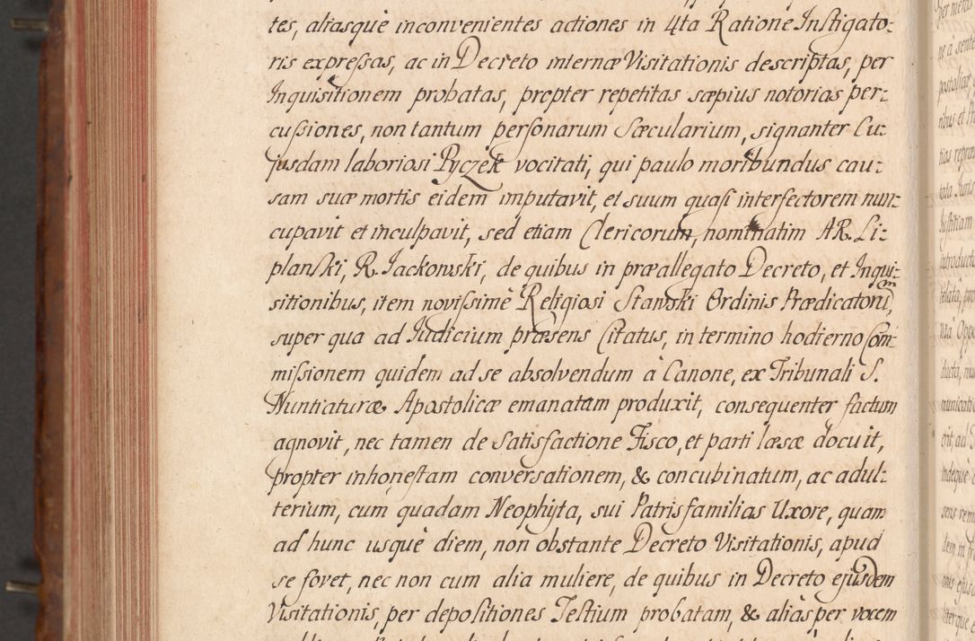 Zdjęcie nr 719 dla obiektu archiwalnego: Acta actorum episcopalium R. D. Constantini Feliciani in Szaniawy Szaniawski, episcopi Cracoviensis, ducis Severiae per annos 1724 - 1727 conscripta. Volumen II