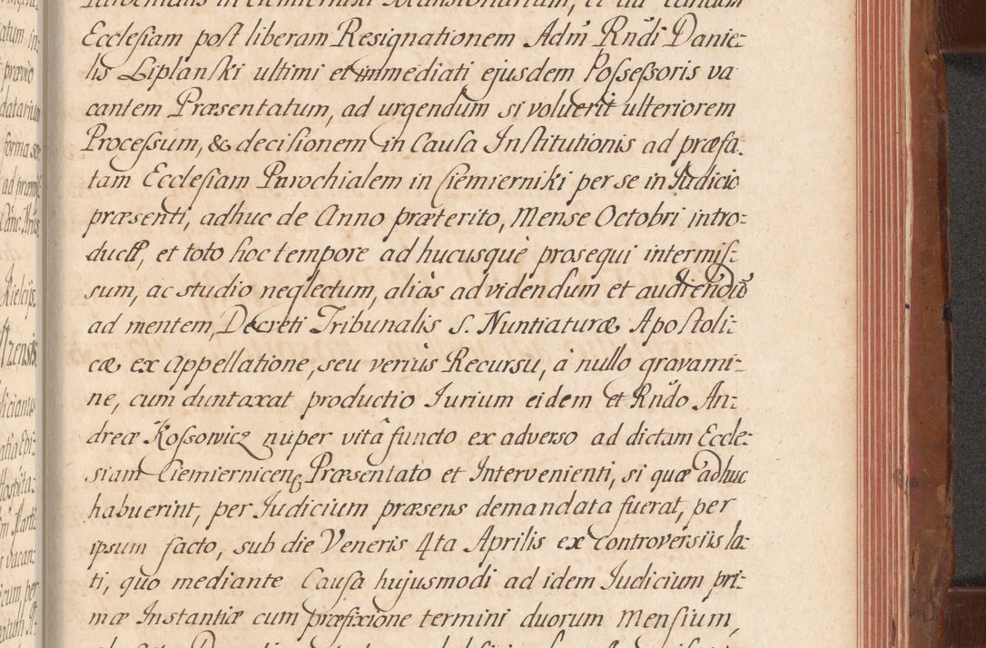 Zdjęcie nr 716 dla obiektu archiwalnego: Acta actorum episcopalium R. D. Constantini Feliciani in Szaniawy Szaniawski, episcopi Cracoviensis, ducis Severiae per annos 1724 - 1727 conscripta. Volumen II
