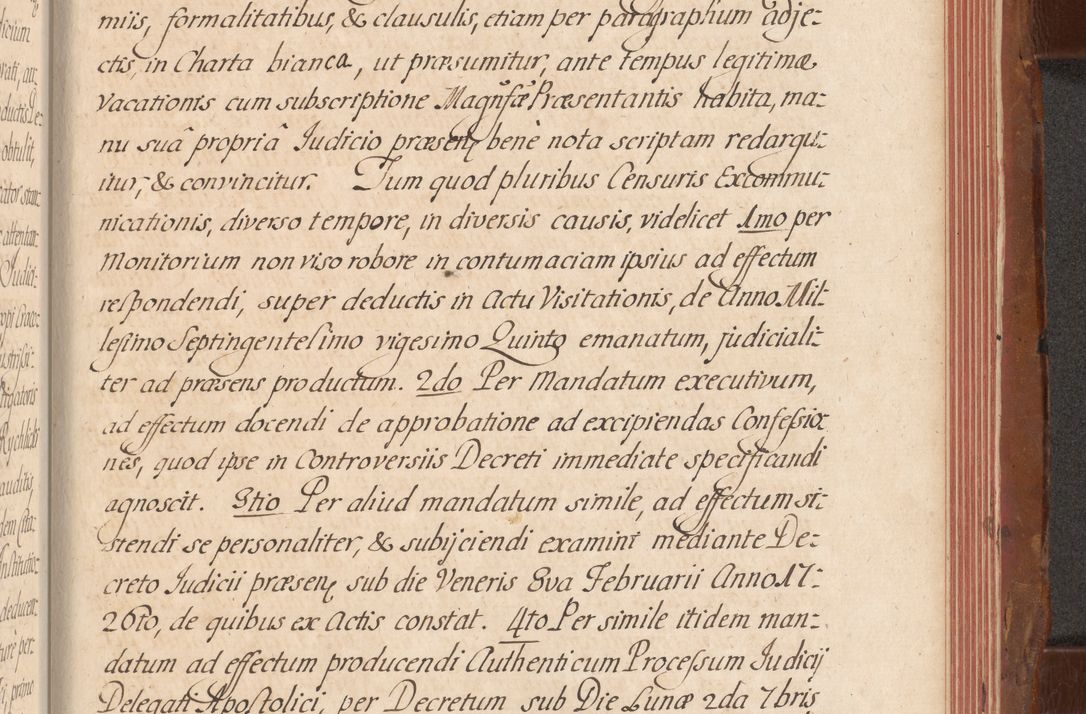 Zdjęcie nr 718 dla obiektu archiwalnego: Acta actorum episcopalium R. D. Constantini Feliciani in Szaniawy Szaniawski, episcopi Cracoviensis, ducis Severiae per annos 1724 - 1727 conscripta. Volumen II