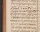 Zdjęcie nr 711 dla obiektu archiwalnego: Acta actorum episcopalium R. D. Constantini Feliciani in Szaniawy Szaniawski, episcopi Cracoviensis, ducis Severiae per annos 1724 - 1727 conscripta. Volumen II